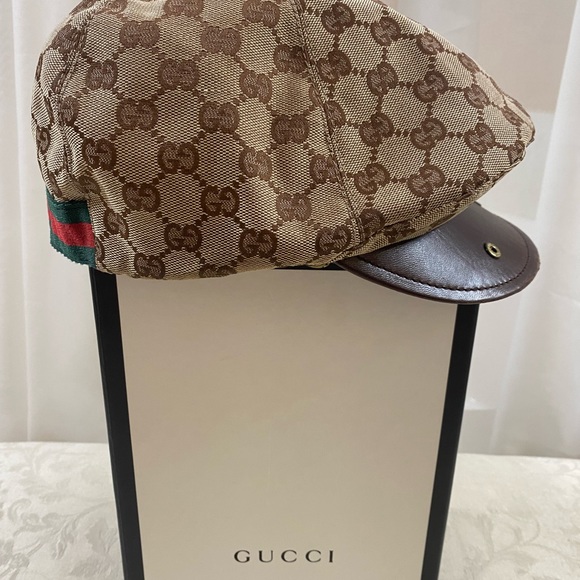 🆕 Gucci GG beret hat for men👨🏻‍🦱 in Box
